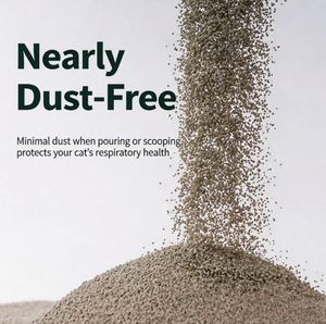 BENJIE Strong Clumping 99% Dust-Free Extra Odor Control Highly Adsorbent <b>Ball</b> Shape 5L Grey Bentonite Cat Litter - Product Image 2