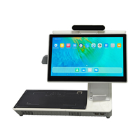 Terminal de point de vente multifonctionnel sur pied avec lecteur de codes-barres et scanner HD 16MP format A4