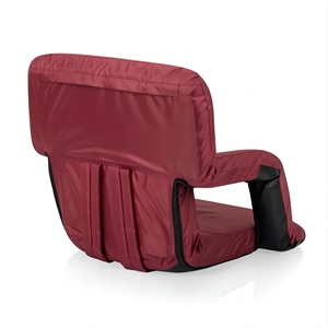 Uxury-Silla de baloncesto Maroon personalizada para interiores, sillón portátil acolchado y <span class=keywords><strong>plegable</strong></span> con logotipo - Product Image 4
