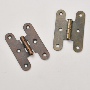 B-271H H Type Cabinet Hinge 55x36mm Iron Material Flush Mount Traditional Design - Product Image 3