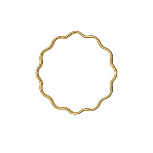 Round Aluminium cast Gold Wall Mirror Classic Style Luxury Creative Mirror For Home Decoration Wall Mirror Frame Design - Product Image 1