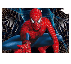 Fondo de Vinilo Impreso para Fiestas al por Mayor, Diseño de Dibujos Animados de <span class=keywords><strong>Marvel</strong></span> Spider-Man, para Decoración Romántica de Cumpleaños - Product Image 1