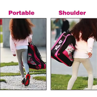 Sac de transport pour patins à roulettes de sport en plein air avec logo personnalisé, design souple et bandoulière pour l'entraînement au patinage