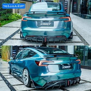 Pare-chocs avant en fibre de carbone CMST, pelle avant, jupe latérale, diffuseur arrière, spoiler adapté au <span class=keywords><strong>Tesla</strong></span> <span class=keywords><strong>Model</strong></span> <span class=keywords><strong>3</strong></span> mis à jour en <span class=keywords><strong>2023</strong></span> - Product Image 3