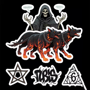 Etiqueta Adhesiva Personalizada con Logotipo Impreso a Prueba de Agua, Vinilo Brillante Holográfico, Corte Personalizado - Product Image 1