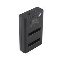 Chargeur double USB DMW-BLC12 10W avec écran LCD et éclairage LED pour appareils photo Lumix DMC-FZ200/FZ1000/G5/G6/G7/GX8