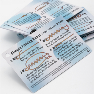 LUSHAZER – Lot de 12 cartes de guides de nœuds de pêche essentiels en PVC, guide de poche portable pour tous les pêcheurs - Product Image 6