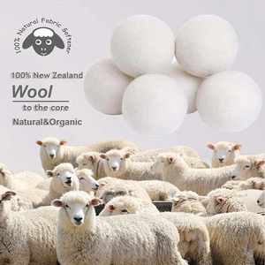 Paquete de 6 Bolas de Secadora de Fieltro de Lana Reutilizables, Suavizante de Telas Natural, Reduce las Arrugas de la Ropa y Ahorra Tiempo de Secado - Product Image 3