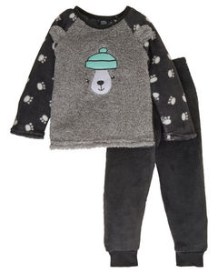 2023 Brand New Custom Fleece Kids <span class=keywords><strong>pigiama</strong></span> Cute Teddy Bear Winter abbigliamento per bambini Sleepwear Set a due pezzi per ragazzi e ragazze - Product Image 4