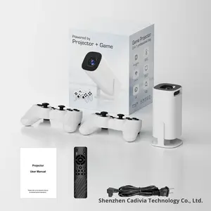 Новая Версия игры, портативный проектор CD32(HY300 MAX) 720P Android 13 <span class=keywords><strong>HD</strong></span> игровая консоль CRT - Product Image 2