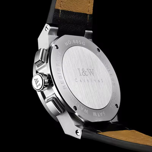 Reloj Mecánico de Buceo de Lujo para Hombre con Logotipo Personalizado, Caja de Acero Inoxidable, Correa de Cuero, Esfera de 41 mm de Diámetro, Cristal Hueco Automático - Product Image 4