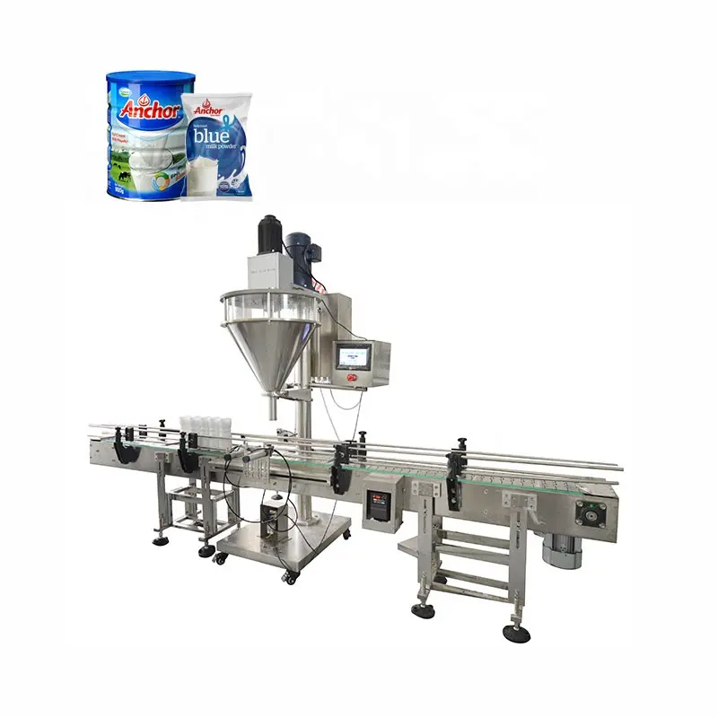 Automatic Chili Spice Powder Can Jar Filling Package Powder Washing Filling And Capping Machine Line