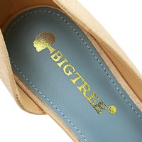 BIGTREE-zapatos de tacón alto para mujer, calzado sexy de tela puntiaguda con boca poco profunda para banquete, moda europea y americana, 6168-A1