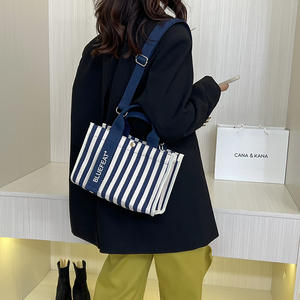 Grand sac fourre-tout en toile personnalisé blanc avec logo, idéal pour le shopping et les voyages, sac <span class=keywords><strong>de</strong></span> <span class=keywords><strong>week</strong></span>-<span class=keywords><strong>end</strong></span> pour femme avec logo - Product Image 5