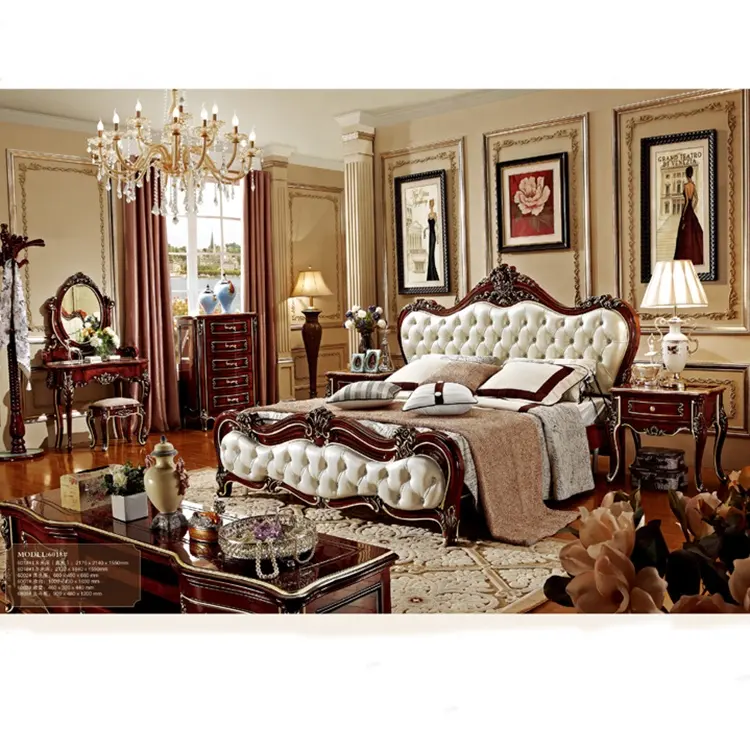 Traditional Luxury European Style Bedroom Furniture Sets