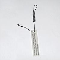 Accessoires de vêtements recyclables personnalisés corde d'étiquettes volantes de vêtements pour vêtement avec ficelle pour conception d'étiquettes de vêtement