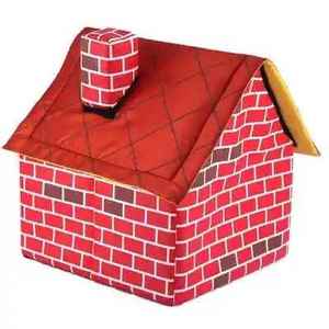 Tente-lit pliable pour petits et moyens animaux, canapé-lit, niche chaude d'hiver, super douce, portable, excursion en plein air - Product Image 2