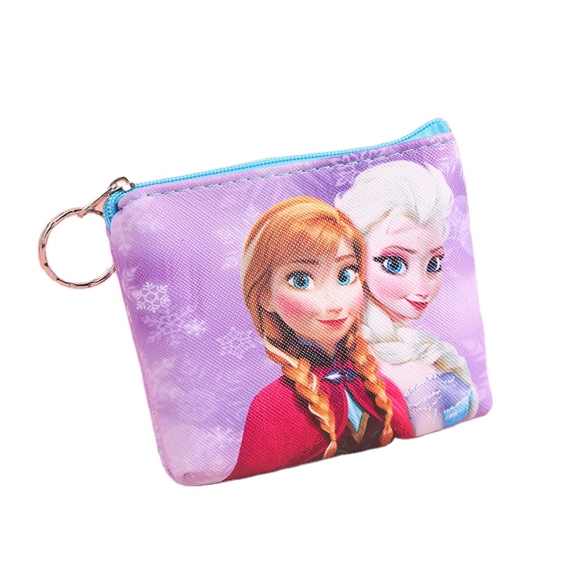 Мультяшная принцесса ледяная Королева Эльза девушки косметички Милая косметичка для девочек дорожный органайзер косметичка Детский кошелек для монет кошелек