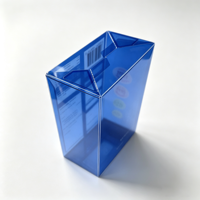 Boîte en plastique transparente personnalisée pour l'emballage de lait en poudre, revêtement anti-rayures, fond à fermeture automatique, ligne de pliage souple