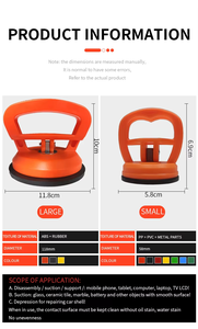 Ventouse en verre de haute qualité Sunsbuild, fabrication directe, outil de manutention robuste pour carrelage et verre, prêt à être expédié - Product Image 6