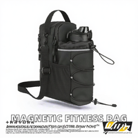 Sangle d'épaule en nylon pour sac de téléphone portable, porte-bouteille d'eau magnétique pour le fitness avec aimants puissants pour le sport et les voyages
