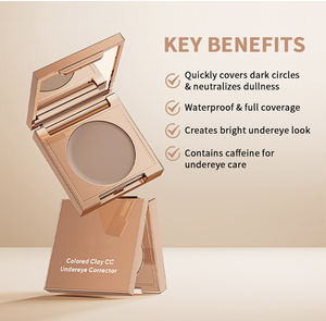 Corrector de <span class=keywords><strong>Ojeras</strong></span> de Arcilla de Color de Alta Calidad, <span class=keywords><strong>Base</strong></span> de Maquillaje Humectante de Larga Duración <span class=keywords><strong>para</strong></span> <span class=keywords><strong>Ojeras</strong></span> Claras y Oscuras - Product Image 3
