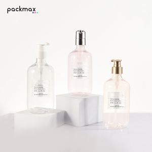 550ml Round Shoulder Thick PET Transparent <b>Shampoo</b> Bottle - Custom Daily Chemical Packaging Lotion Container - Product Image 6