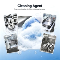 Agent de nettoyage industriel à faible mousse, idéal pour les lignes de production de lavage par pulvérisation automatisées