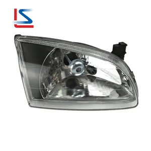 Kristal siyah kafa lambası TOYOTA STARLET için EP90 1996-1999 kafa lambası R 81110-10820 L 81150-10780 81110-10810 81150-10770