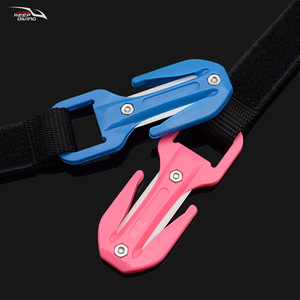 Cortador de Cuerda de Buceo KEEP DIVING KF 284 con Hoja de Cerámica, Multicolor, Portátil, para Emergencias Acuáticas, con Funda - Product Image 2