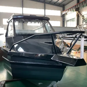 19ft Easycraft Small And Comfortable Aluminum Fishing Boat Customizable Color Configuration For Outboard Engine Sport Yacht