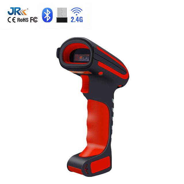 JR 8911W Wired USB Wireless 2.4G WIFI Bluetooth Scanner Portable 1D 2D QR Code Warehouse Inventory Superstore