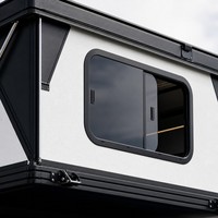 Huntoo Hardtop Pop-up de style européen pour pick-up, auvent en aluminium pour Hilux Amarok Ford Ranger, capot de benne robuste