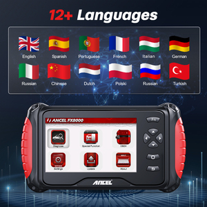 ANCEL FX8000 Lecteur de codes OBD2 pour automobile, scanner de tous les systèmes, lecteur de codes moteur professionnel, réinitialisation ABS, huile, EPB, BAT, TPS, outils de diagnostic automobile - Product Image 6