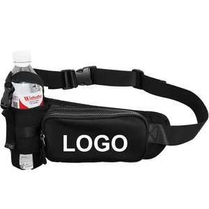 Tas Pinggang pria, tas pinggang pria, tas selempang, tas dada, Hiking, Gym, kantung, sabuk lari, anti air, Kustom dengan pemegang botol untuk pria - Product Image 2