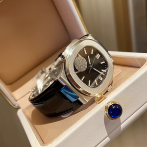 Montre pour homme de haute qualité, originale, élégante, simple, de style professionnel, bracelet en cuir de luxe, étanche, mouvement mécanique, sport - Product Image 4