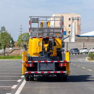 होवो काम मंच 4x2 डीजल इंजन 30 मीटर टेलीस्कोपिक बूम लिफ्ट वाहन रिमोट कंट्रोल ऑपरेशन - Product Image 6