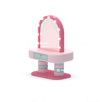 Table de toilette double face Princesse, équipement de jeu d'intérieur interactif pour filles