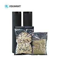 Vente chaude Transparent Vide Scellant Sac Nylon Pe Laminé En Plastique Sac De Stockage Des Aliments pour Fruits De Mer Congelés Poisson Crevettes Boeuf