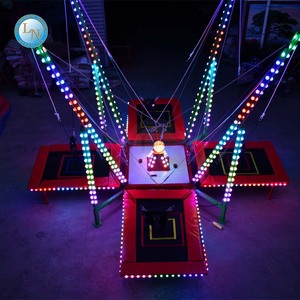 Jeu de saut à l'élastique de qualité commerciale pour enfants, <span class=keywords><strong>trampoline</strong></span> gonflable pour <span class=keywords><strong>4</strong></span> <span class=keywords><strong>personnes</strong></span> pour les fêtes foraines - Product Image 5