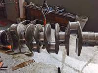 Vilebrequin forgé sur mesure, usinage de précision OEM, pièces de moteur de compresseur d'air marin, usine certifiée ISO