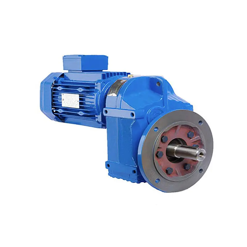 Oem Custom Gearbox With Parallel Shaft for petroleum Helical Bevel Gear Motors F Series Gear Reducer
