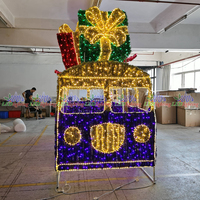 Autobús Luminoso Decorativo LED para Exteriores, Motivo 3D, para Festivales, Venta al Por Mayor