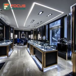 High Visibility Jewelry Retail Display System Laminated Finish Commercial Store Display Cabinet - Product Image 6