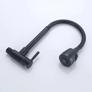 Grifo de Cocina Moderno de Agua Fría, de un Solo Orificio, con Cabezal de Pulverización Multifunción, Color Negro, Superventas en el Medio Oriente - Product Image 5