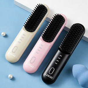 <span class=keywords><strong>Brosse</strong></span> Lissante Sans Fil 2026 4000mAh Type-C – Outil de Coiffage Portable de Voyage pour Femmes - Product Image 1