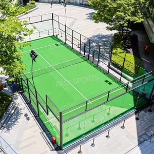 Pista de Pádel Panorámica de 10*20m, Acero Galvanizado, para Interior y Exterior, con Raquetas y Pelota Gratis, Superventas 2026 - Product Image 4