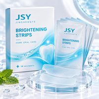 Bandes blanchissantes pour les dents, 14 traitements, pour les soins bucco-dentaires à domicile et un sourire plus éclatant, en sachets individuels, marque privée