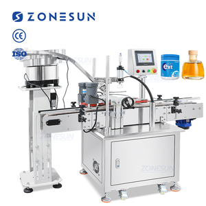 Zonesun ZS-PG01 dọc chai tự động đóng nắp máy ép với rung bát - Product Image 1