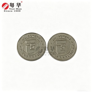 Conception personnalisée de jetons en laiton/alliage métallique avec placage bicolore, différentes tailles pour jetons personnalisés pour distributeur de bonbons - Product Image 1